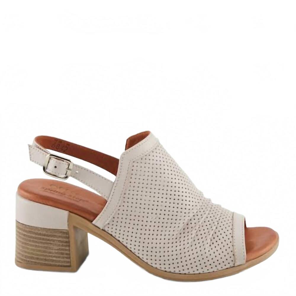 NEW SPRING STEP SHOES women's noctium sandal in stone